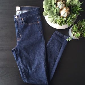 J. Crew 9" High-Rise Toothpick Jean
